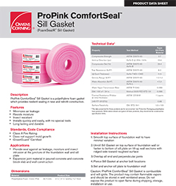 500970 ProPink ComfortSeal Gasket Product Data Sheet EN Thumb